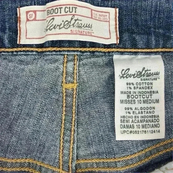 Levi's Women's Bootcut Jeans Size 10  Mid Rise - Picture 6 of 13